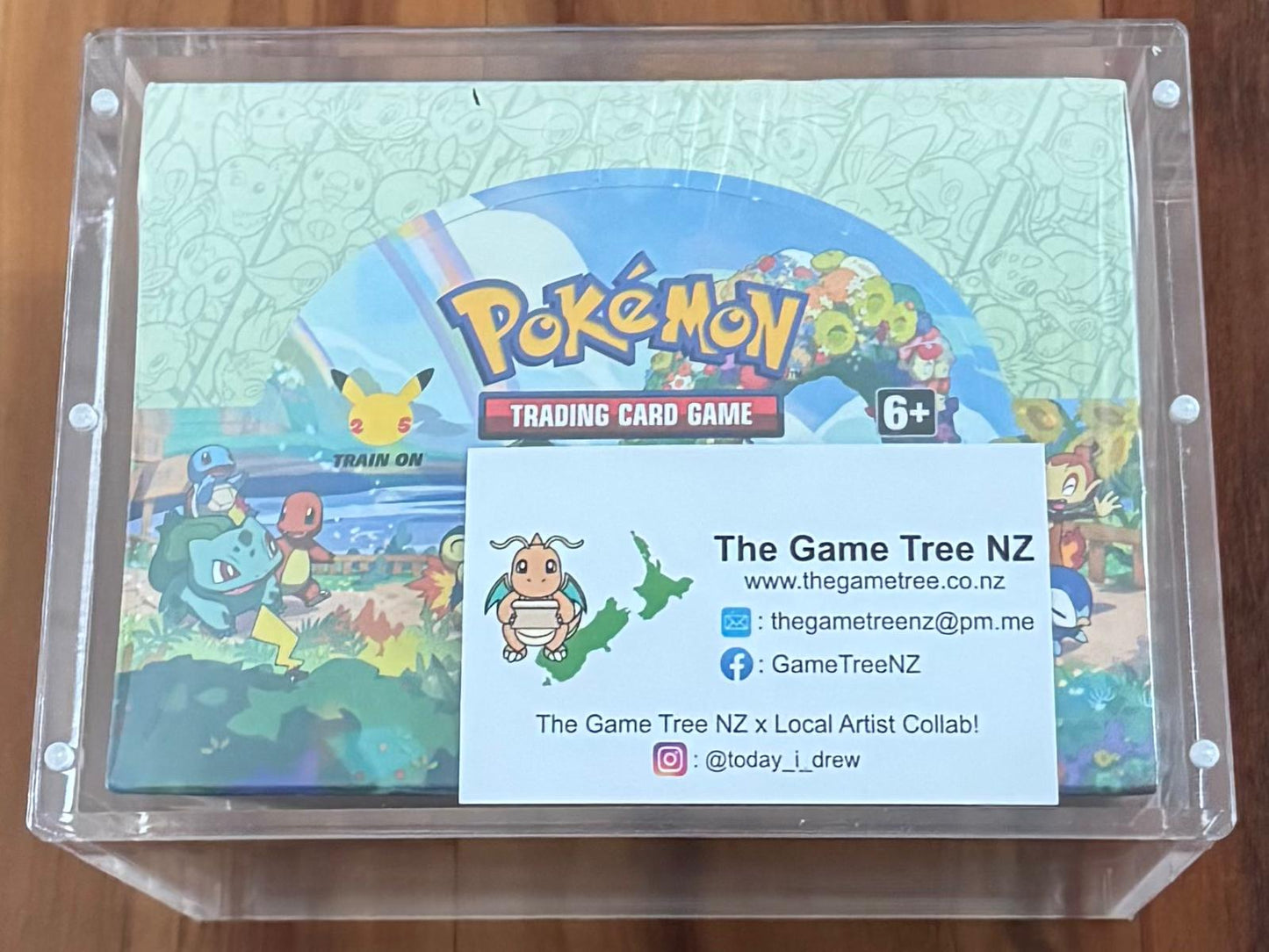 Acrylic 8 Mini-Tin Display