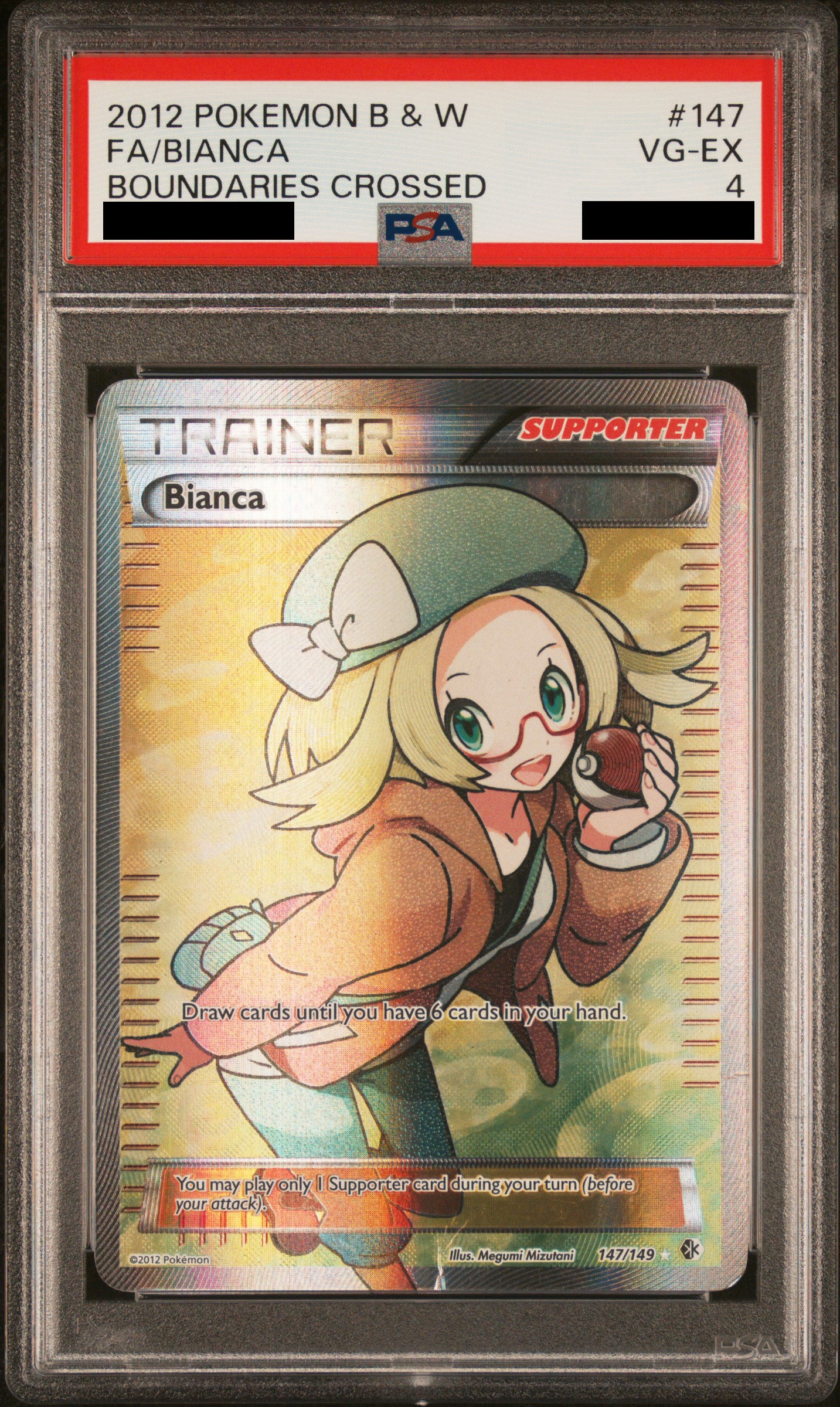 PSA 4 VG-EX Bianca - Boundaries Crossed Full Art 147/149