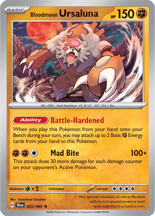 Bloodmoon Ursaluna - Prismatic Evolutions* - 054/131 - Holo Rare