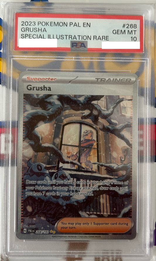 PSA 10 GEM MT Grusha - Paldea Evolved Special Illustration Rare 268/193