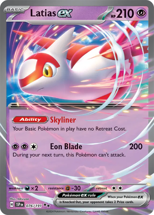 Latias ex - Surging Sparks - 076/191 - Ultra Rare