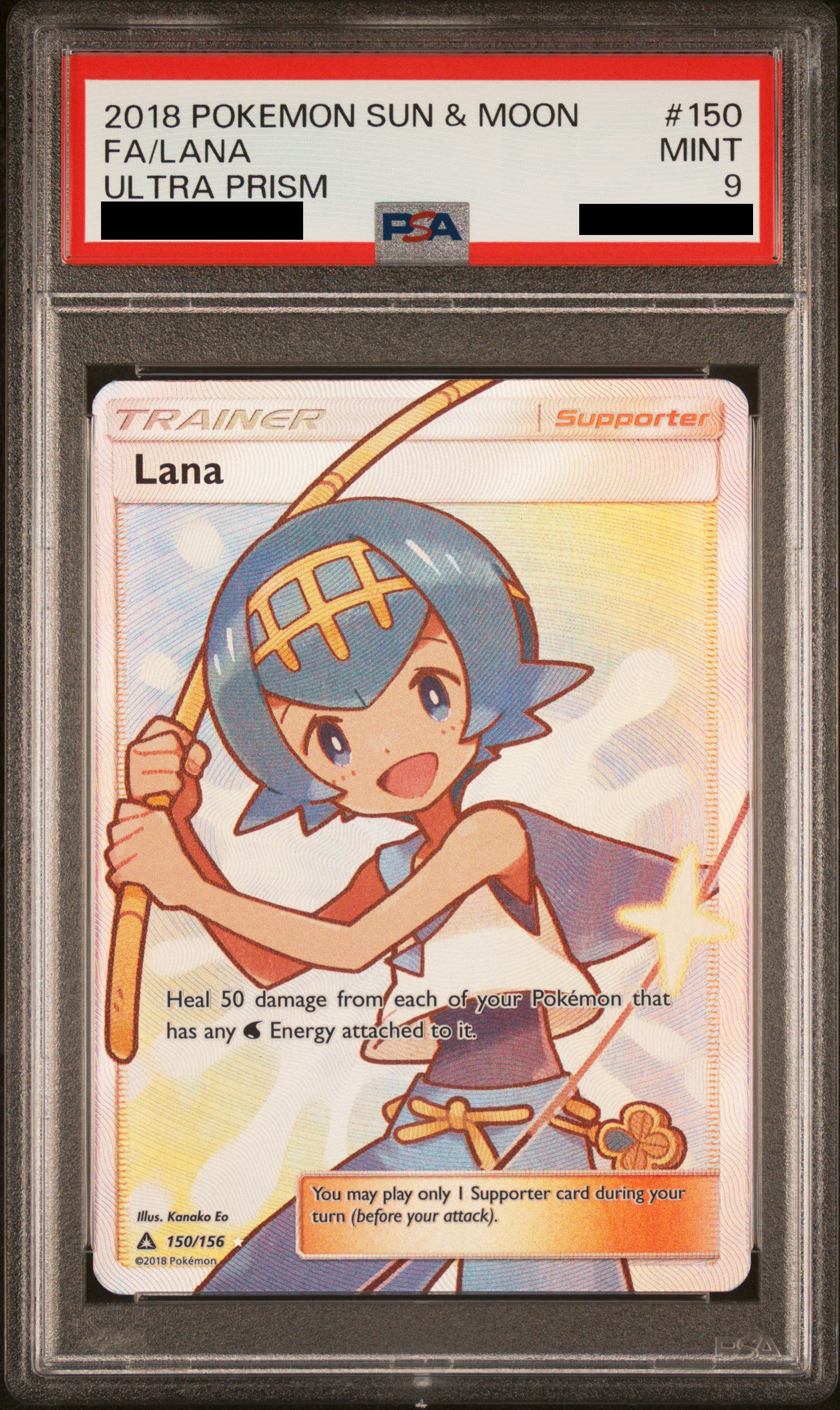 PSA 9 MINT Lana - Ultra Prism Full Art 150/156