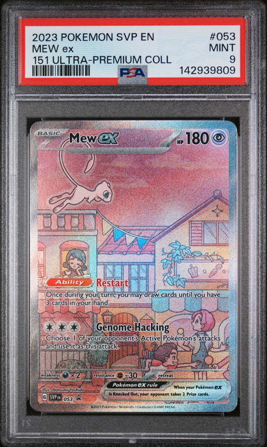 PSA 9 MINT Mew ex - SVP Promo 151 UPC Alt. Art SVP053