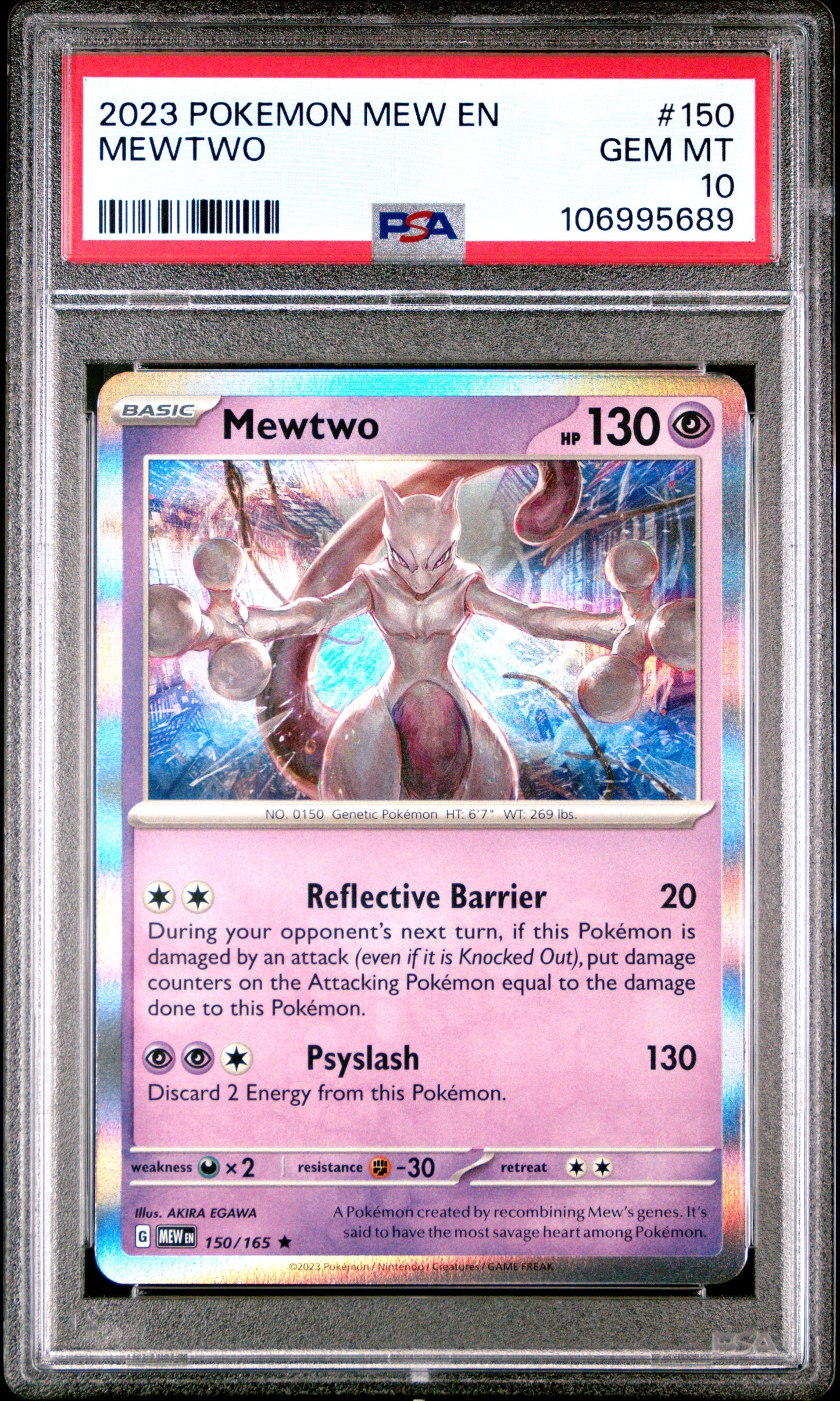 **Sequential Slabs!** PSA 10 151 Mewtwo Holo & Mewtwo Reverse Holo