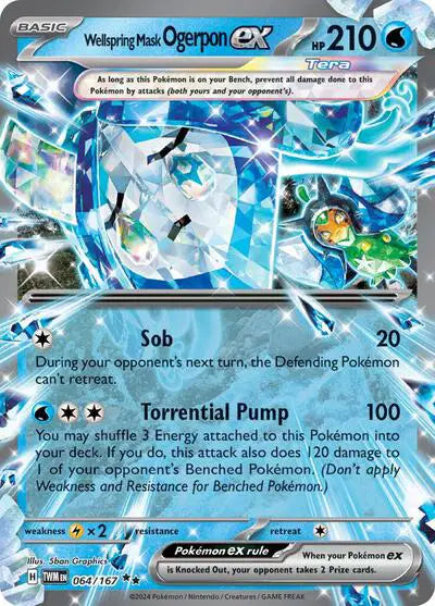 Wellspring Mask Ogerpon ex - Prismatic Evolutions - 027/131 - Ultra Rare