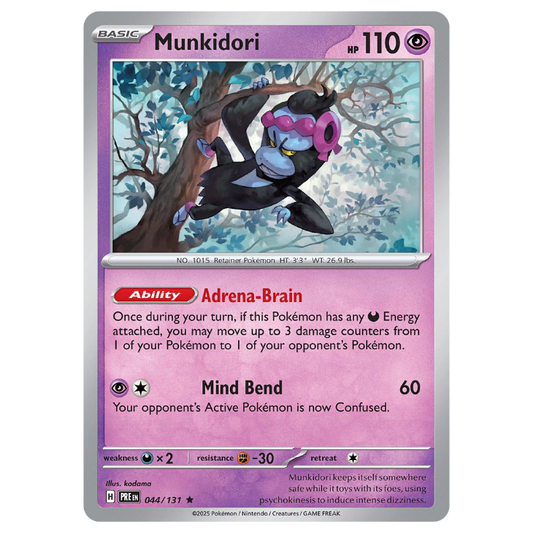 Munkidori - Prismatic Evolutions - 044/131 - Holo Rare
