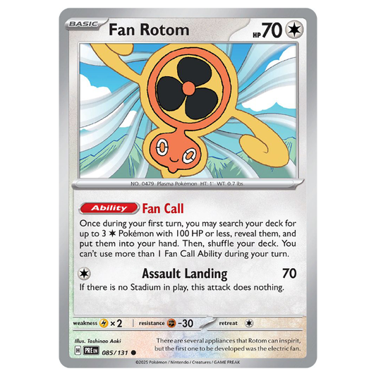 Fan Rotom - Prismatic Evolutions - 085/131 - Common