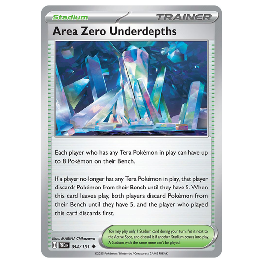 Area Zero Underdepths - Prismatic Evolutions - 094/131 - Uncommon