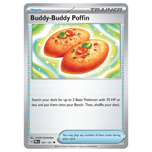 Buddy-Buddy Poffin - Prismatic Evolutions* - 101/131 - Uncommon