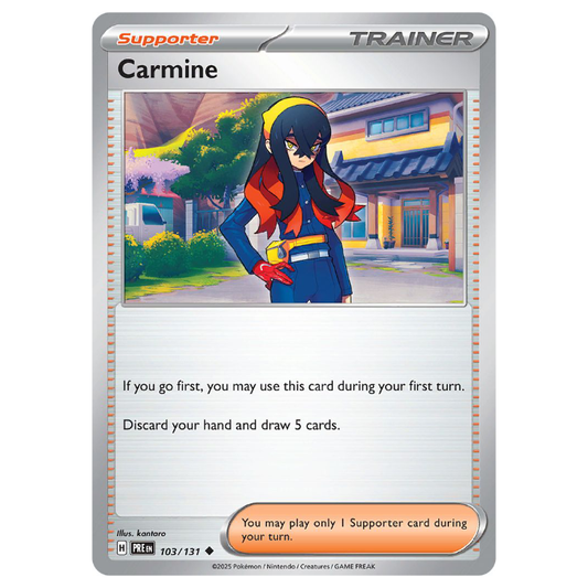 Carmine - Prismatic Evolutions* - 103/131 - Uncommon
