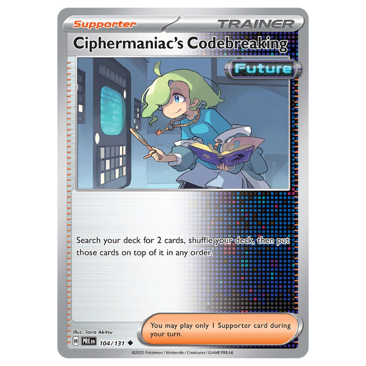 Ciphermaniac's Codebreaking - Prismatic Evolutions - 104/131 - Uncommon