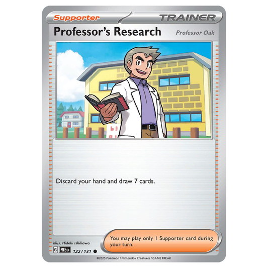 Professor's Research (Professor Oak) - Prismatic Evolutions - 122/131 - Common