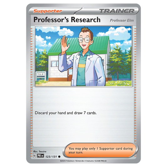 Professor's Research (Professor Elm) - Prismatic Evolutions - 123/131 - Common