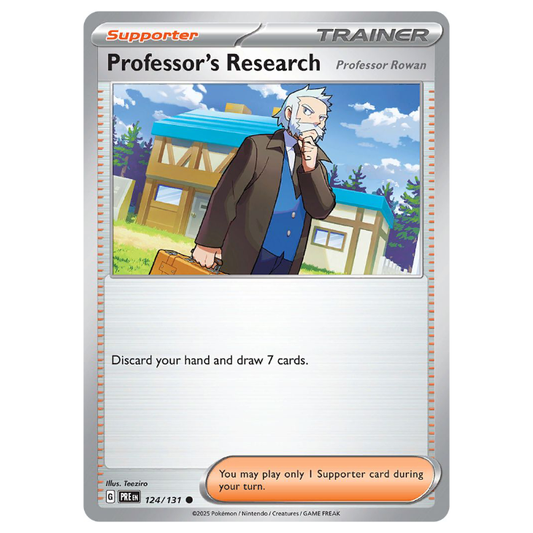 Professor's Research (Professor Rowan) - Prismatic Evolutions - 124/131 - Common