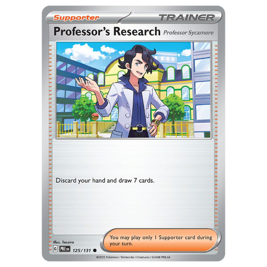Professor's Research (Professor Sycamore) - Prismatic Evolutions - 125/131 - Common