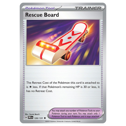 Rescue Board - Prismatic Evolutions* - 126/131 - Uncommon