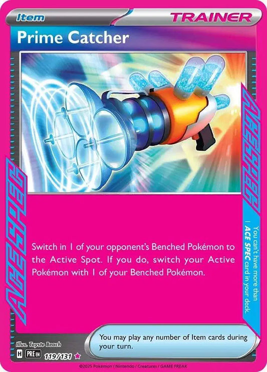 Prime Catcher - Prismatic Evolutions - 119/131 - Ace Spec Rare