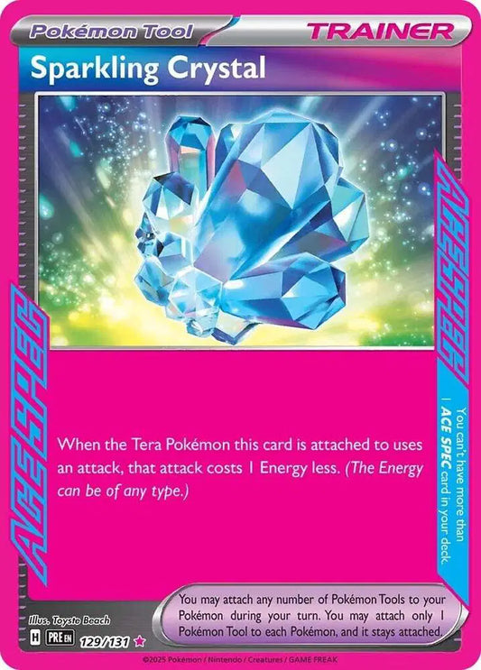 Sparkling Crystal - Prismatic Evolutions* - 129/131 - Ace Spec Rare