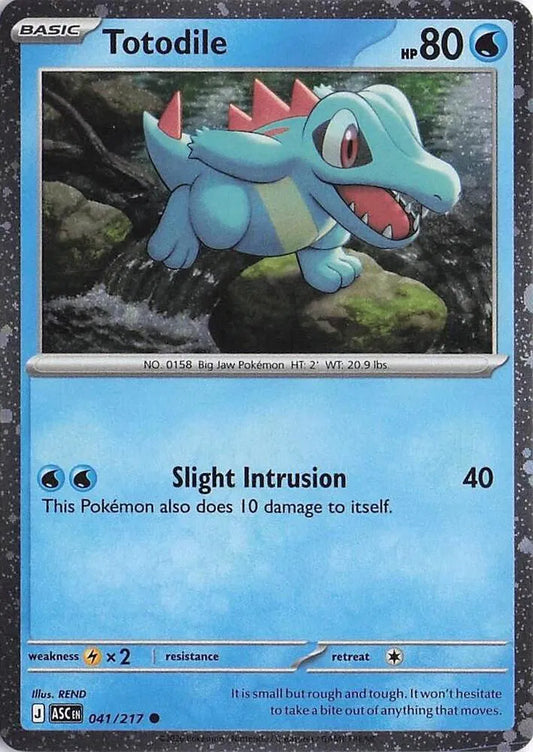 Totodile - Ascended Heroes - 041/217 - Promo - Cosmos Holo