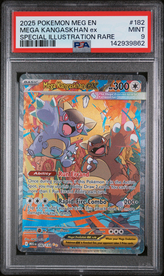 PSA 9 MINT Mega Kangaskhan ex - Mega Evolution SIR 182/132