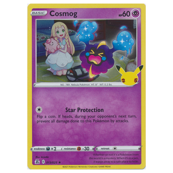 Cosmog - Celebrations - 013/025 - Holo Rare