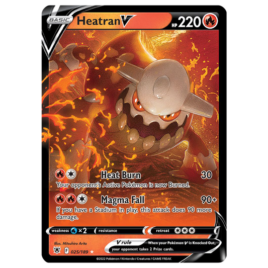 Heatran V - Astral Radiance - 025/189 - Holo Ultra Rare