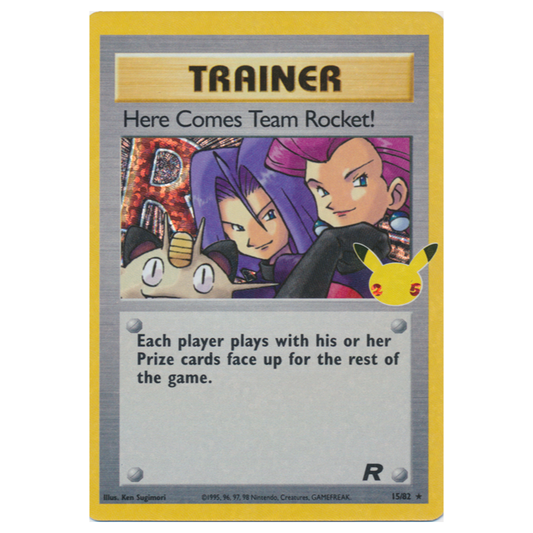 Here Homes Team Rocket! - Celebrations Classic Collection - 15/82 - Classic Holo