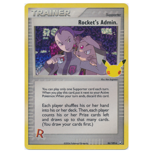 Rocket's Admin - Celebrations Classic Collection - 86/109 - Classic Holo