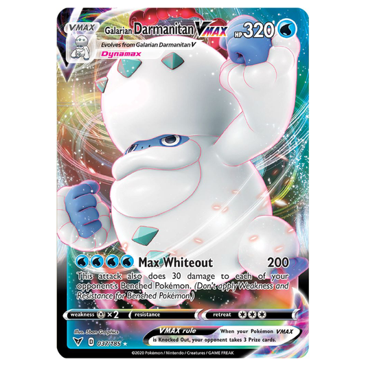 Galarian Darmanitan VMAX - Vivid Voltage - 037/185 - Holo Ultra Rare VMAX