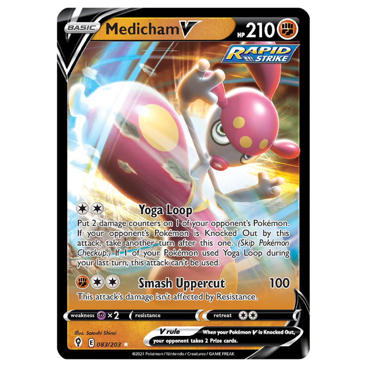 Medicham V - Evolving Skies - 083/203 - Holo Ultra Rare