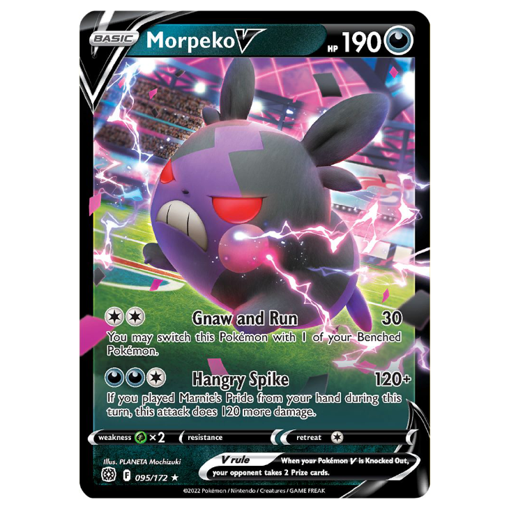 Morpeko V - Brilliant Stars - 095/172 - Holo Ultra Rare