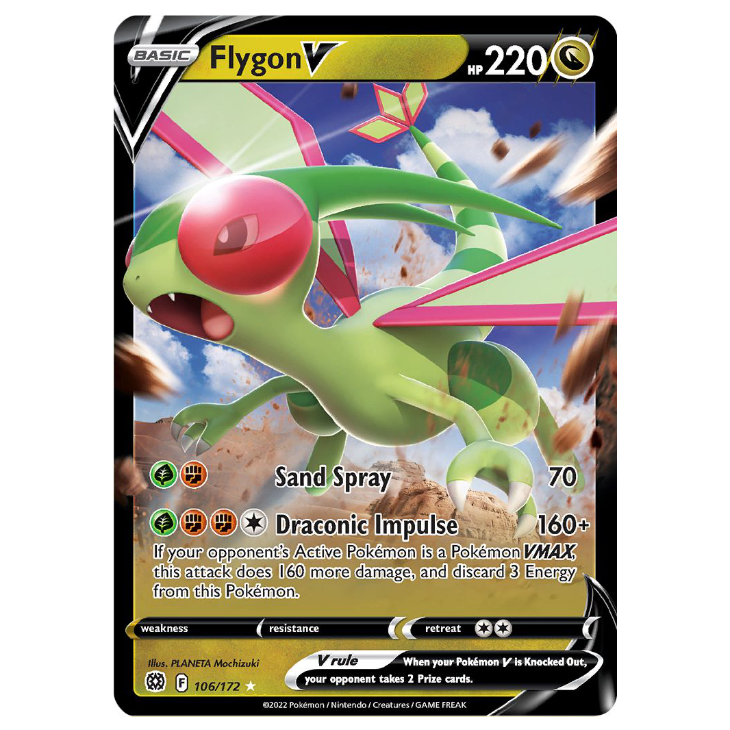 Flygon V - Brilliant Stars - 106/172 - Holo Ultra Rare