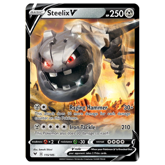 Steelix V - Vivid Voltage - 115/185 - Holo Ultra Rare