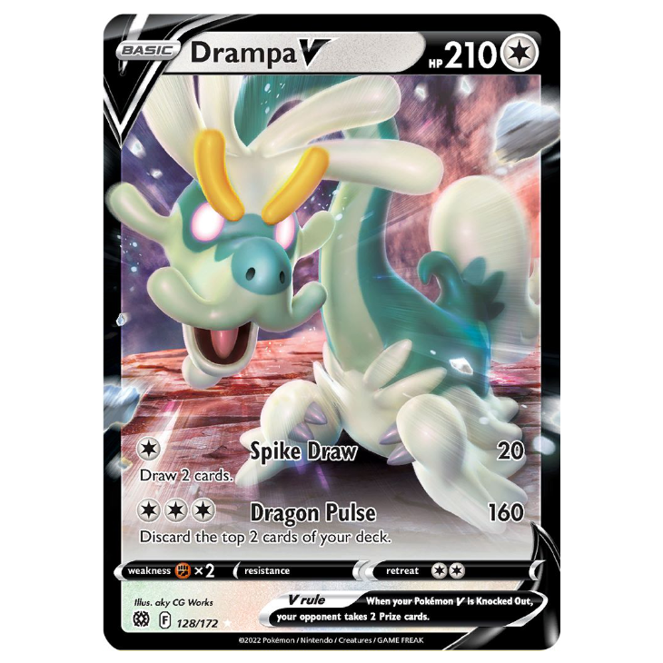 Drampa V - Brilliant Stars - 128/172 - Holo Ultra Rare