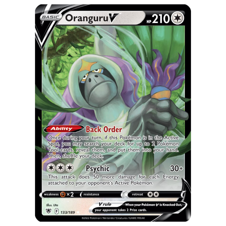 Oranguru V - Astral Radiance - 133/189 - Holo Ultra Rare