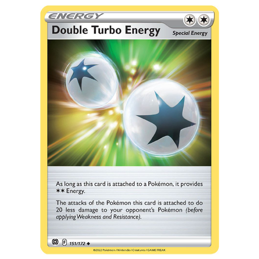 Double Turbo Energy - Brilliant Stars - 151/172 - Uncommon/Reverse Holo