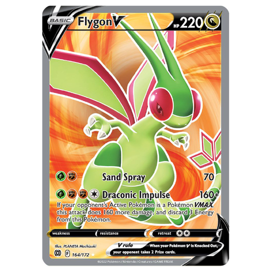 Flygon V - Brilliant Stars - 164/172 - Holo Ultra Rare Full Art