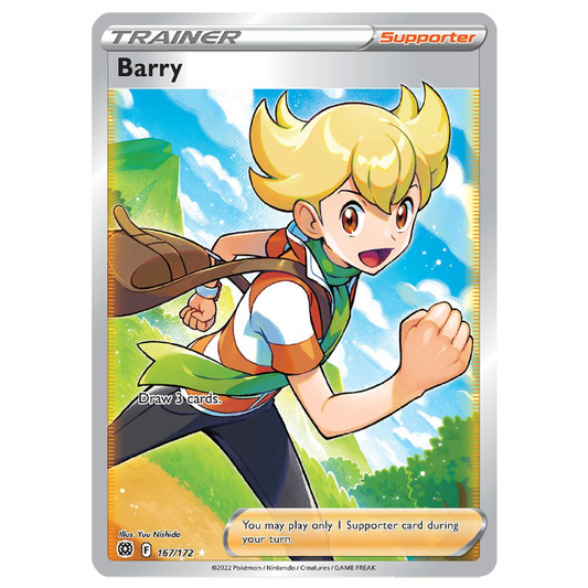 Barry - Brilliant Stars - 167/172 - Holo Ultra Rare Full Art