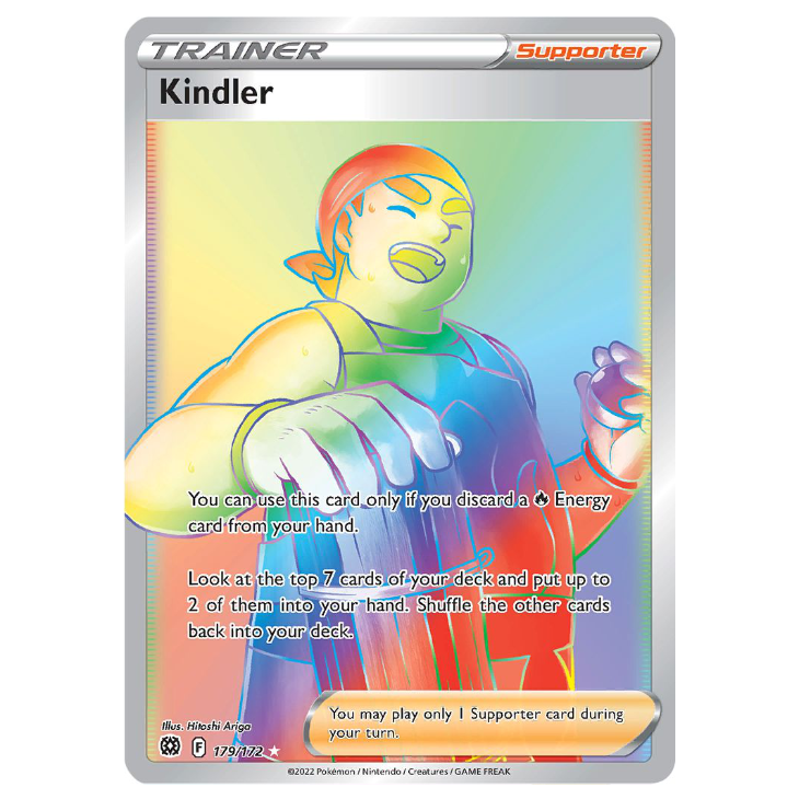 Kindler - Brilliant Stars - 179/172 - Holo Rainbow Secret Rare