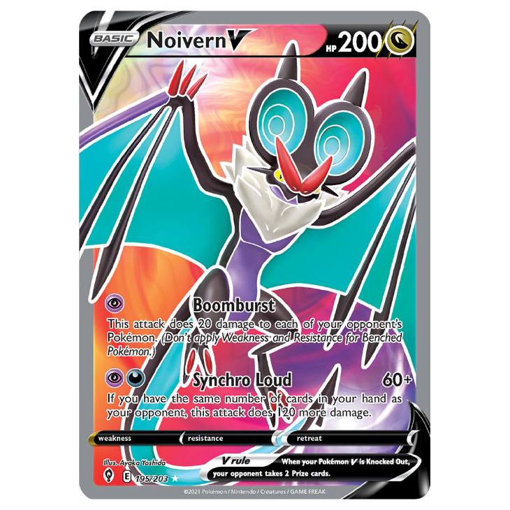 Noivern V - Evolving Skies - 195/203 - Holo Ultra Rare Full Art