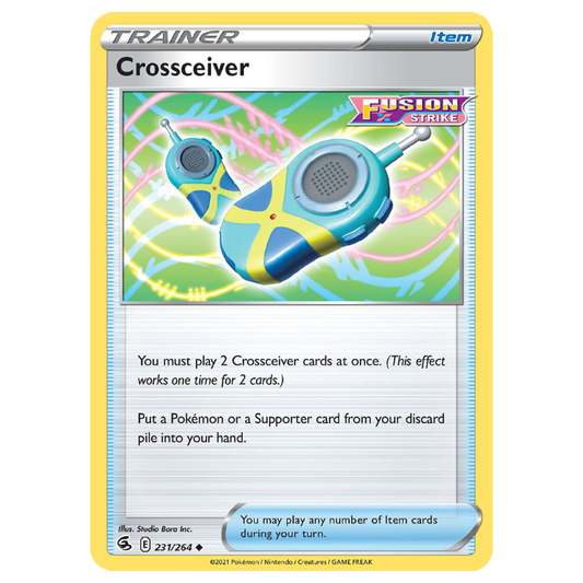 Crossceiver - Fusion Strike - 231/264 - Uncommon/Reverse Holo