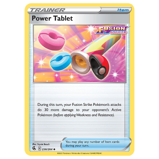 Power Tablet - Fusion Strike - 236/264 - Uncommon/Reverse Holo