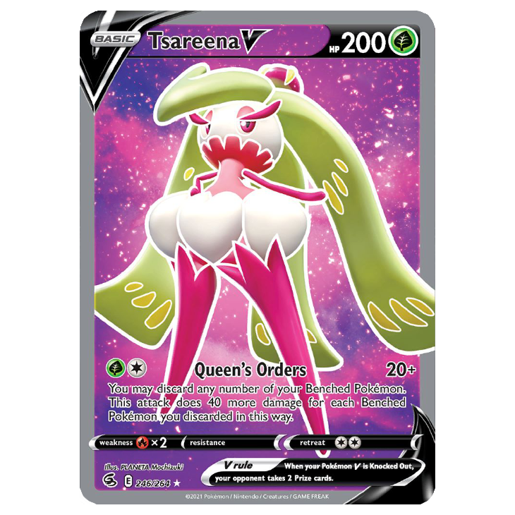 Tsareena V - Fusion Strike - 246/264 - Holo Ultra Rare Full Art