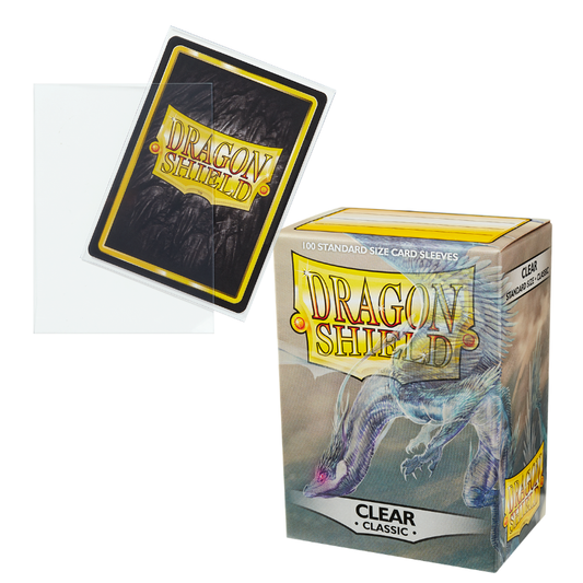 Dragon Shield - Classic Clear Card Sleeves (Box of 100 Standard Size)