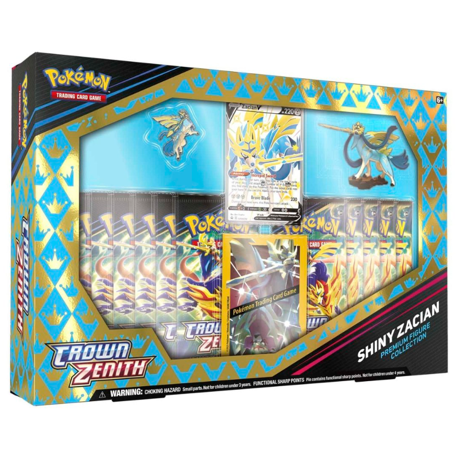 Shiny Zenith Crown Shield & Sword TCG Pokémon Zamazenta & Zacian Shiny Zenith Crown ポケモンカードゲーム Zacian Shiny & ポケモンカードゲーム