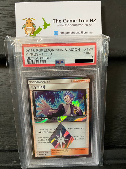 PSA 9 MINT Cyrus - Ultra Prism Holo 120/156