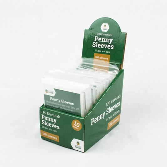 Penny Sleeves - Single Pack of 100 or Display (10 Packs) by LPG