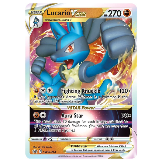 SWSH214 Lucario VSTAR - Holo Promo