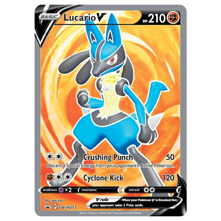 SWSH213 Lucario V - Holo Full Art Promo