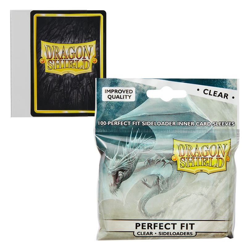 DRAGON SHIELD: PERFECT FIT SEALABLE CLEAR SLEEVES – Games and Stuff